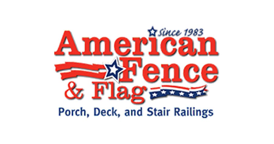 american fence & flag logo