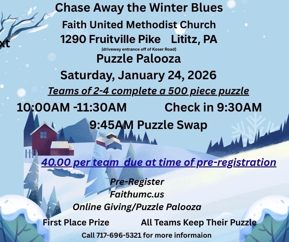 Come in out of the cold – 1